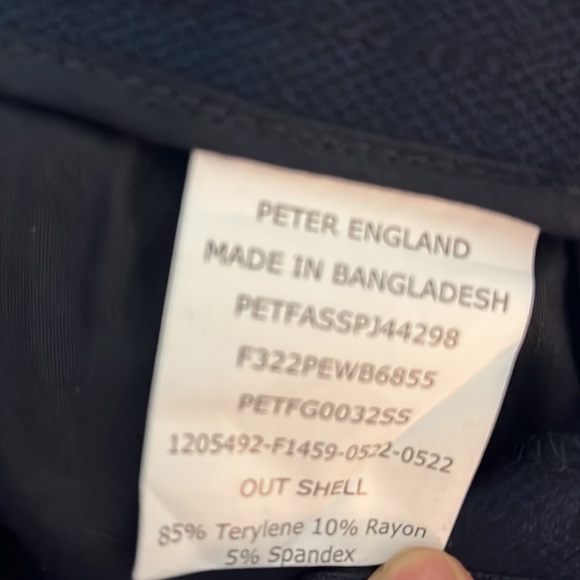 Peter England Blue Trouser - Picture 3 of 5
